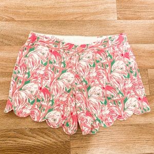 Lilly Pulitzer Pink Scalloped Shorts